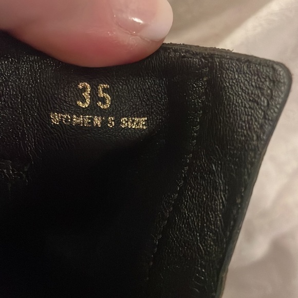 Tod’s Women's Dark Brown Scarpa Donna Suede Stivaletto Combat Boots Size 35 - Picture 10 of 10